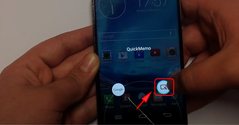 Chụp m&agrave;n h&igrave;nh điện thoại LG sẽ trở n&ecirc;n dễ d&agrave;ng hơn với QuickMemo