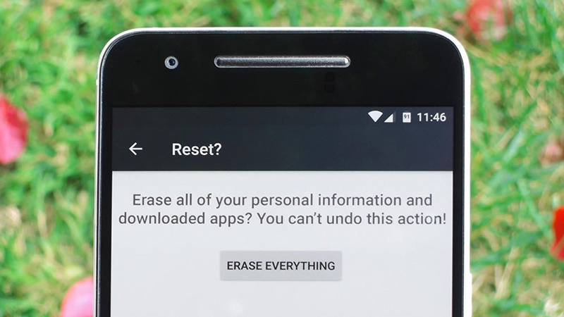 Factory reset trên điện thoại Android