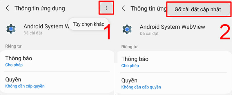 Cách khắc phục tình trạng vào ứng dụng bị thoát ra trên Android - vienthongtrunghau.com