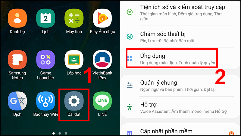 Xóa dữ liệu Cache của CH Play