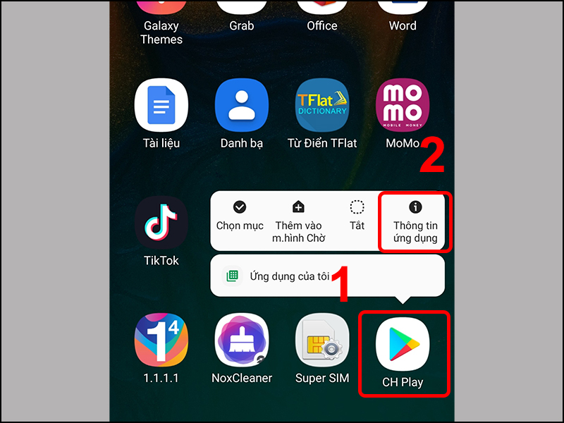 Cách khắc phục lỗi không vào được CH Play trên điện thoại Android