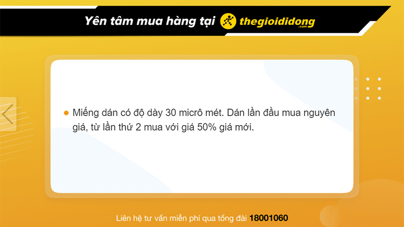 Dịch vụ dán màn hình uy tín tại Thế Giới Di Động