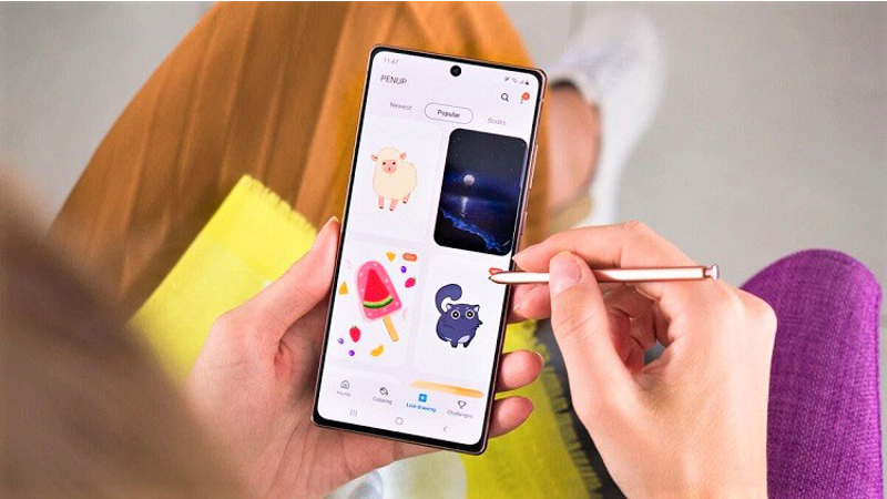 Nghệ thuật vẽ trên điện thoại Samsung sẽ khiến bạn bất ngờ với tính năng cực kì thú vị. Hãy xem ảnh liên quan và khám phá cách thức tuyệt vời và trực quan nhất để thể hiện tài năng của bạn.