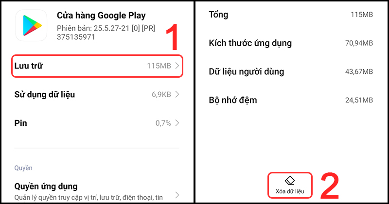 Xóa Dữ Liệu Trò Chơi Trên Google Play - Hướng Dẫn Chi Tiết