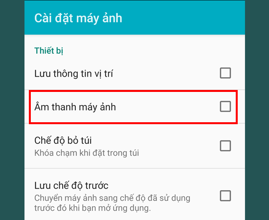 3 Bước Tắt Âm Thanh Camera Khi Chụp Ảnh Trên Android - Thegioididong.Com