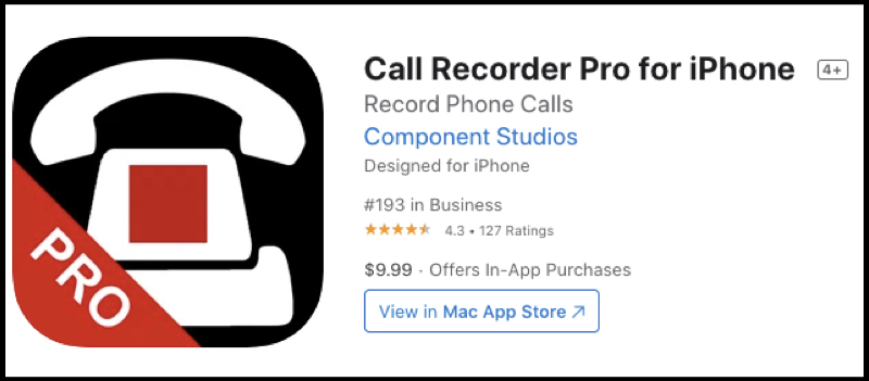 Call Recorder Pro for iPhone