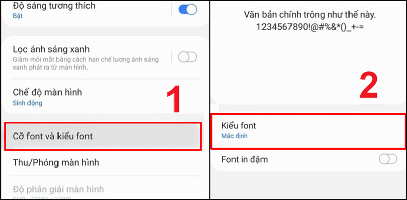 Khôi phục font chữ Oppo F5: \