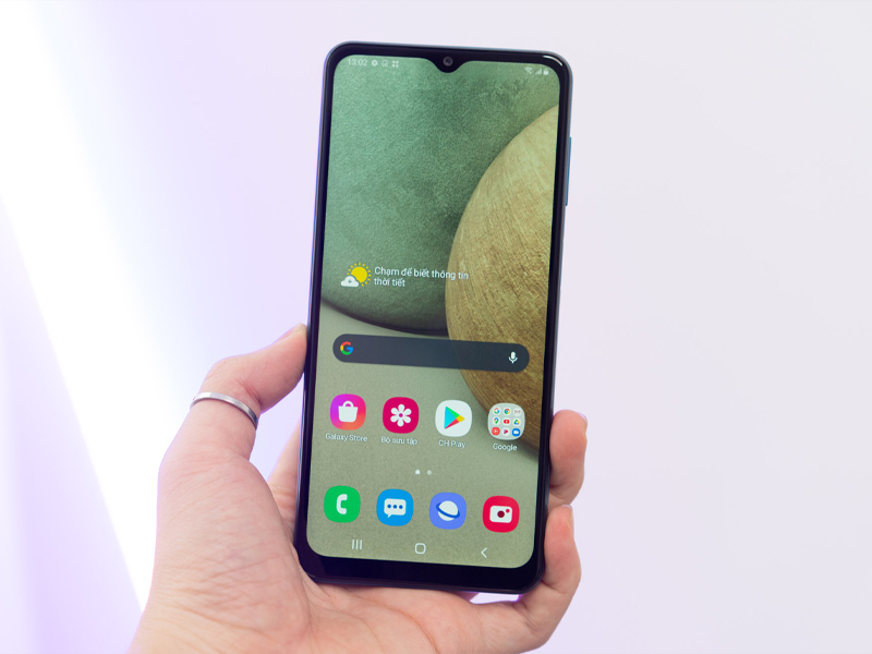 Vuốt để chụp mình hình trên điện thoại Samsung Galaxy A12