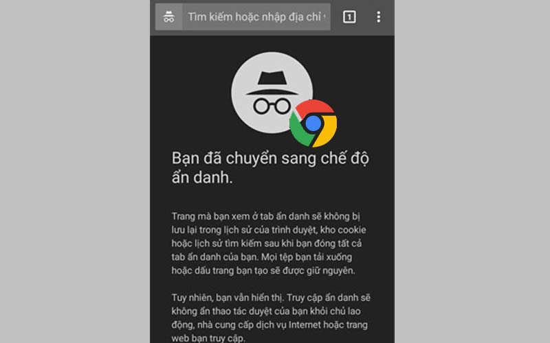 Sử dụng chế độ ẩn danh tr&ecirc;n tr&igrave;nh duyệt Chorme