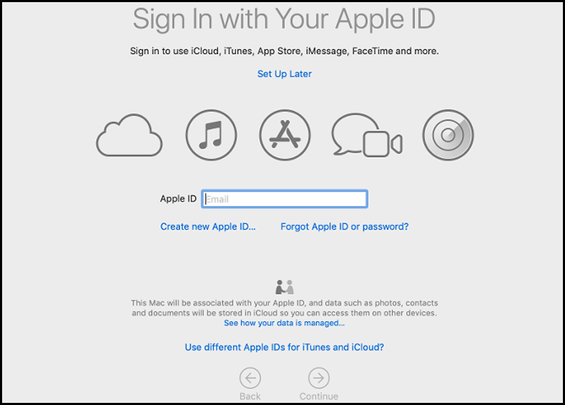 Đăng nhập Apple ID
