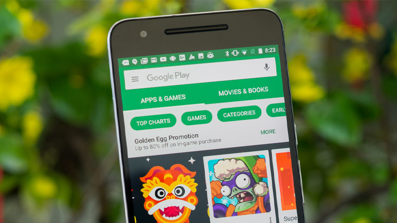 Sử dụng Google Play để tải ứng dụng 