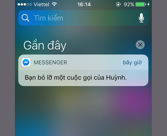 Phần thông báo xuất hiện sau khi cài đặt