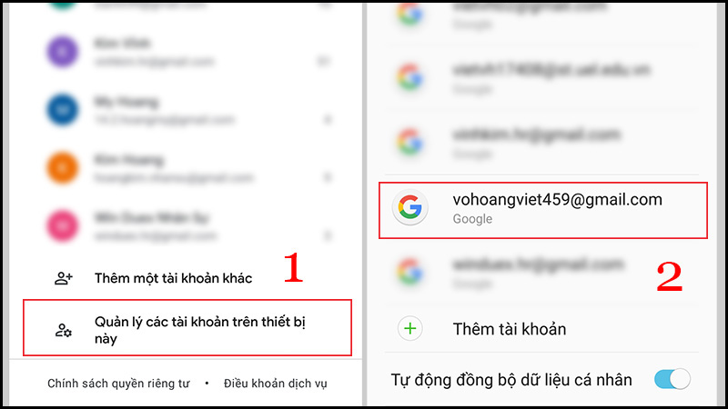 Hướng dẫn cách đăng xuất tài khoản Google trên điện thoại