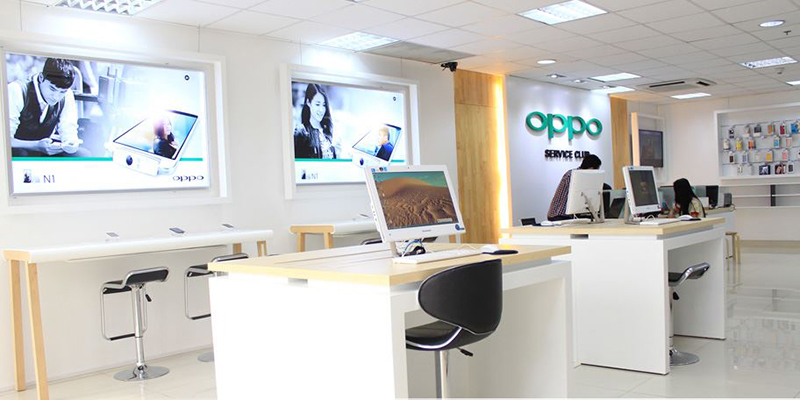 Một trung tâm bảo hành của OPPO