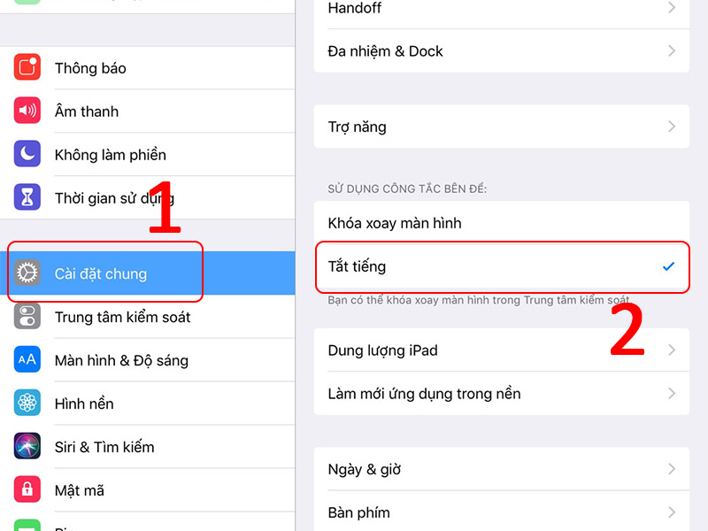 Làm thế nào để xoay màn hình iPad?