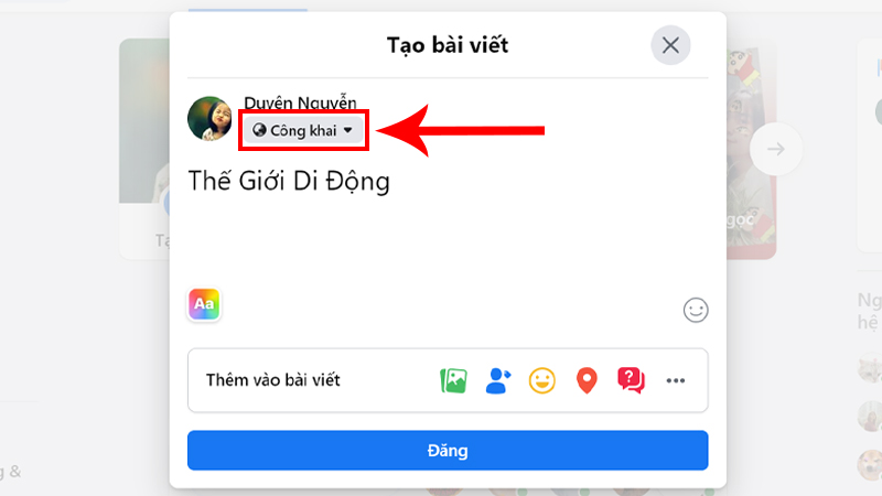 Chế độ public là gì? Cách thiết lập quyền riêng tư trên Facebook - Thegioididong.com