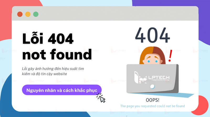 Lỗi 404 Not Found trên trình duyệt