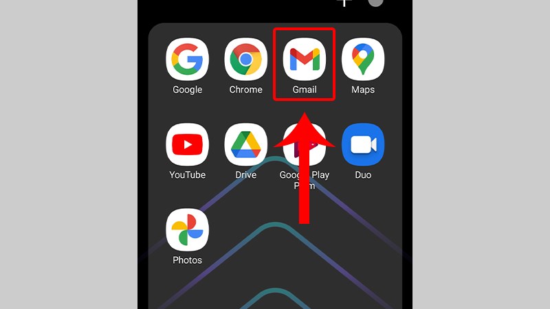 Mở ứng dụng Gmail trên điện thoại