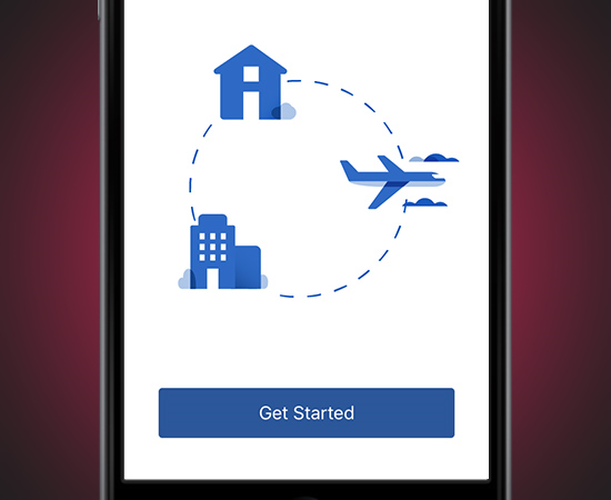 Vừa mở ứng dụng các bạn chọn Get Started