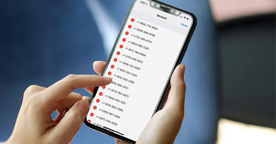 Làm sao để xóa số điện thoại bị chặn trên iPhone? 
