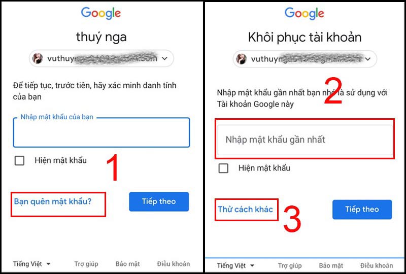 Cách Khôi Phục, Lấy Lại Tài Khoản Google Khi Quên Mật Khẩu Đơn Giản -  Thegioididong.Com