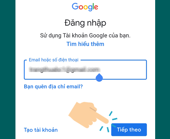 7 bước lấy lại thông tin của tài khoản Google trên máy Android