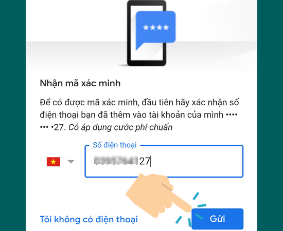 7 bước lấy lại thông tin của tài khoản Google trên máy Android