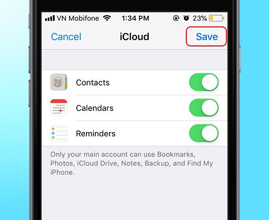 Lúc này đừng quên nhấp Save nhé.