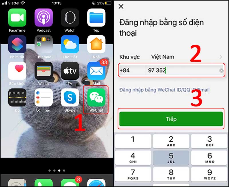 Cách lấy lại mật khẩu WeChat bằng số điện thoại đơn giản, nhanh ...