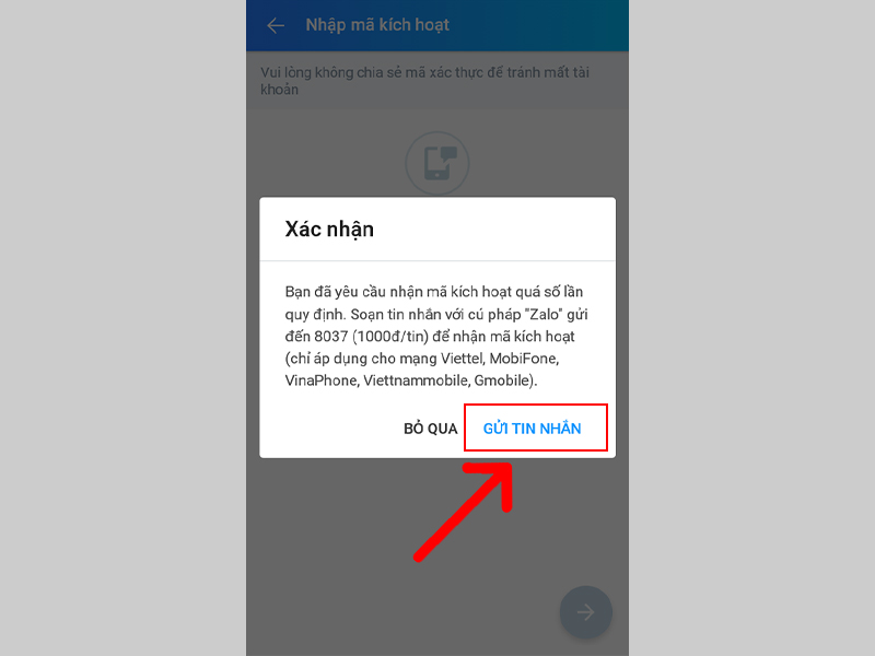 Lợi Ích Bảo Mật Của Mã Xác Nhận SMS