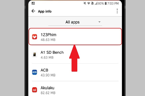 Xóa ứng dụng