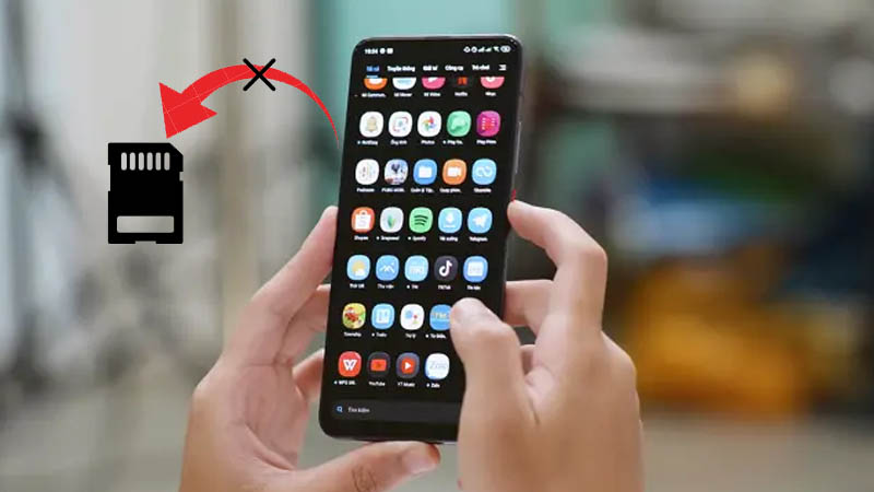 Do bộ nhớ của thẻ nhớ qu&aacute; nhỏ dưới 256GB
