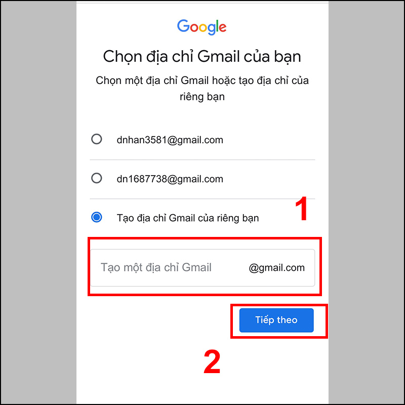 Cách tạo Gmail trên iPhone