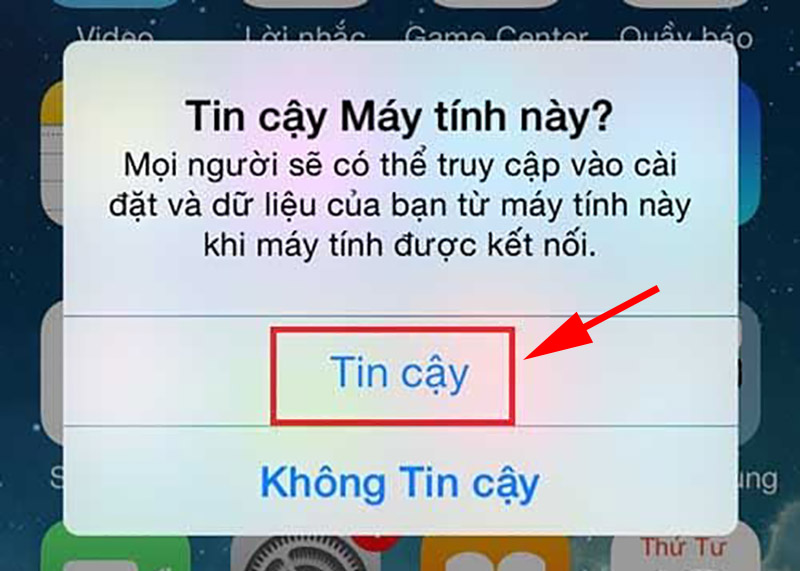 Chọn Tin cậy