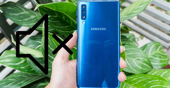 Cách tắt âm trên điện thoại Samsung Galaxy A7 đơn giản