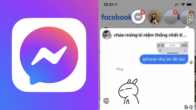 Một số tài khoản đã nhận được tính năng bong bóng chat