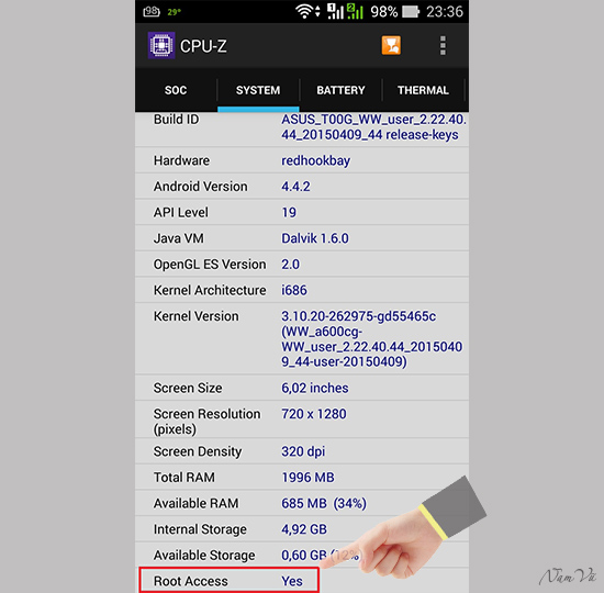 Cách root máy Asus Zenfone chạy Android KitKat và Lollipop