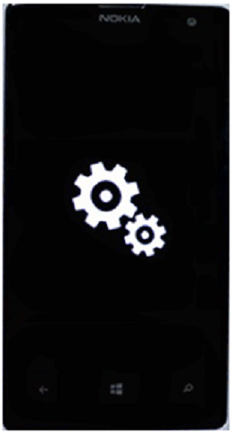 khi máy xuất hiện hình bánh răng cưa