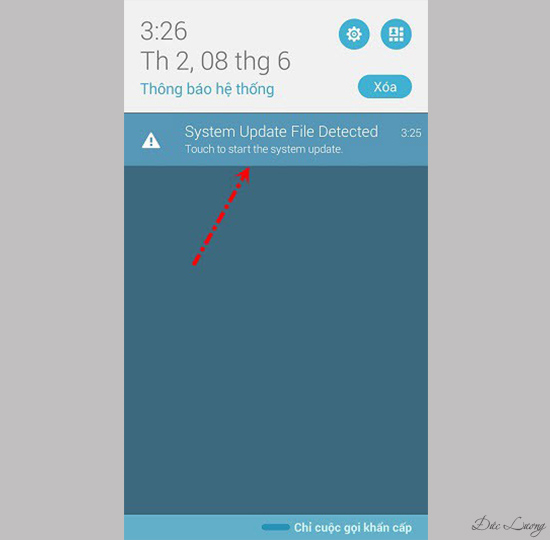 System Update File Detected