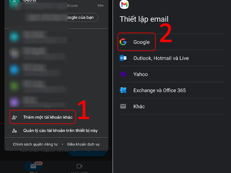 Cách thay đổi tài khoản Gmail, Google trên điện thoại Android, iPhone -  