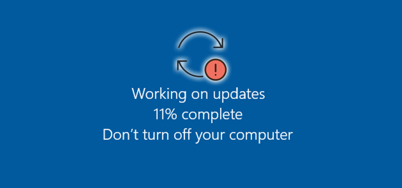 Update máy tính Windows bị lỗi