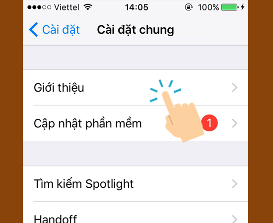 vào Giới thiệu