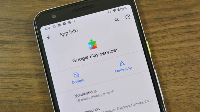 Cập nhật Google Play Services cho điện thoại 