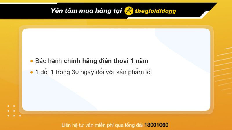 Chính sách bảo hành hấp dẫn