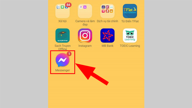 Truy cập Messenger trên điện thoại