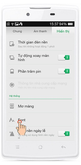 Thay đổi kiểu chữ cùng Oppo, bạn sẽ có một trải nghiệm mới lạ và không thể tuyệt vời hơn. Năm 2024, Oppo sẽ mang đến cho bạn những bản update đầy sáng tạo và đổi mới về kiểu chữ. Hình ảnh liên quan đến Oppo sẽ giới thiệu cho bạn cách cập nhật kiểu chữ mới cho điện thoại của mình, hãy tham gia ngay!