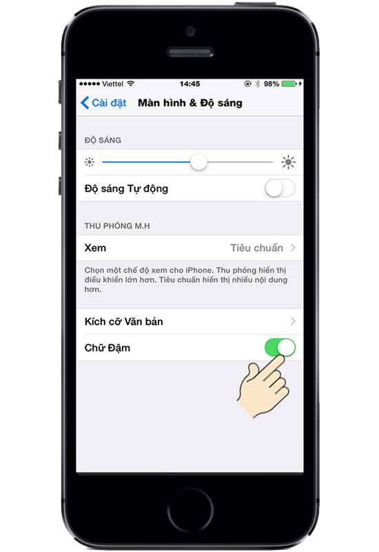 Tìm hiểu chi tiết về Cài đặt phông chữ iPhone 5 Cho iOS 10