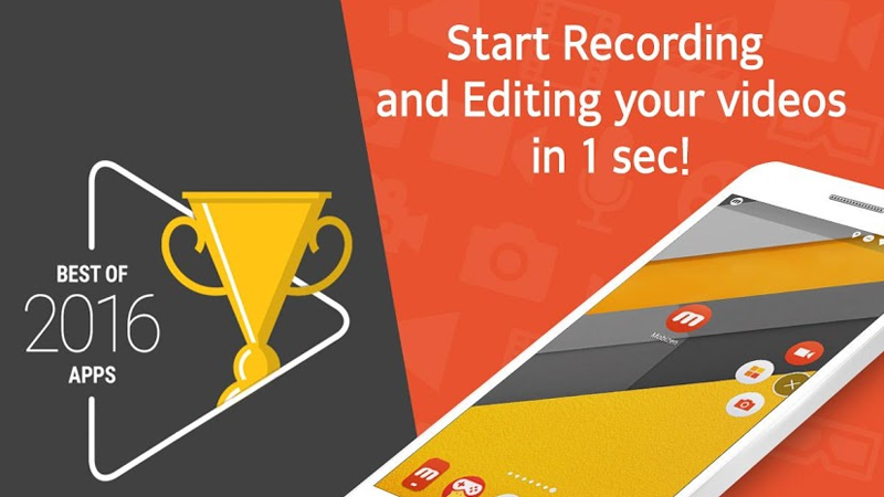 Mobizen Screen Recorder được Google bình chọn là “Ứng dụng tốt nhất năm 2016”