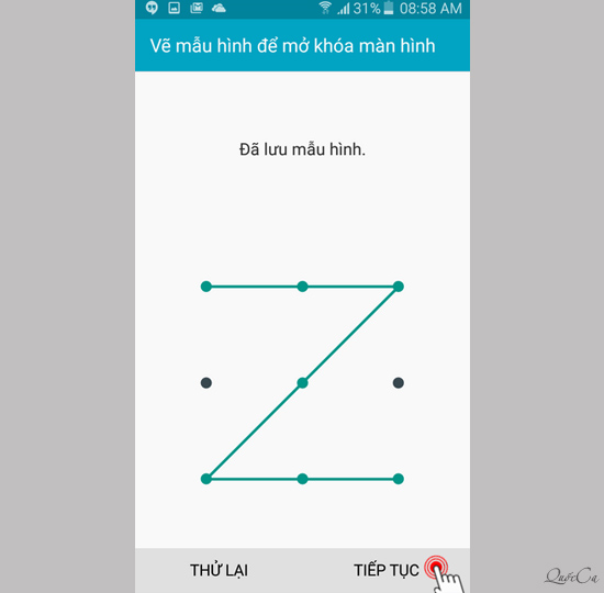 Cài khóa màn hình bằng hình vẽ trên Samsung Galaxy J5 ...