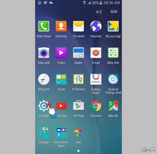 Khôi phục cài đặt gốc Samsung Galaxy J5